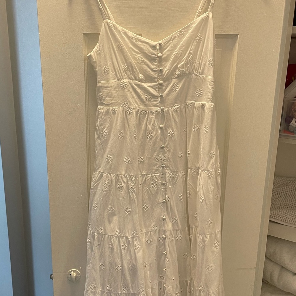Eyelet Maxi Dress
